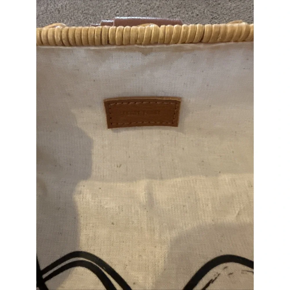 Lucky Penny Anthropology Wicker Straw Eyeglass Case (TD)